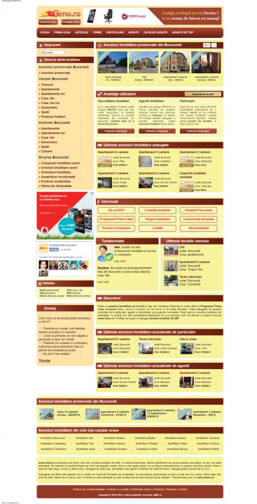 Anunturi imobiliare de la A la Z - Gimo.ro